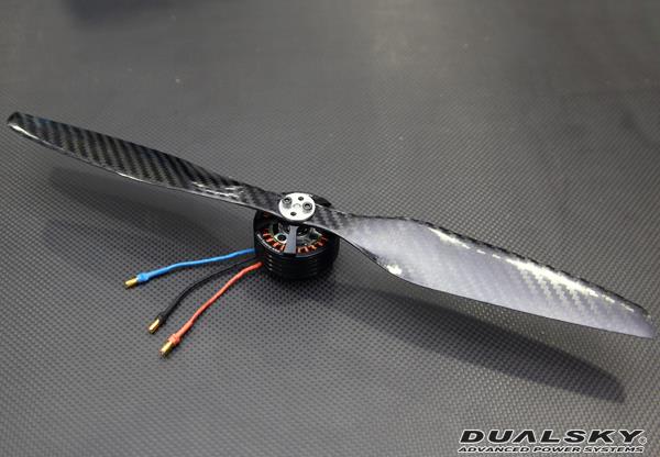 [ܼ] MX50MR-PropSET5 [DUALSKY] 15x7.5 PROLITE Carbon Prop(12mm Space)