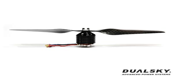 [ܼ] MX50MR-PropSET5 [DUALSKY] 15x7.5 PROLITE Carbon Prop(12mm Space)