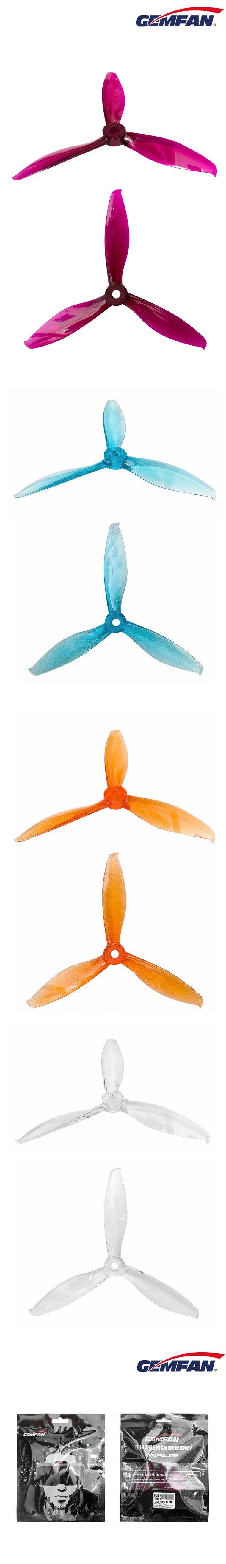 [ܼ] GF5149T [Gemfan] New Flash 5149 (5.1x4.9) Tri Propellers (Ѵ 4,  )