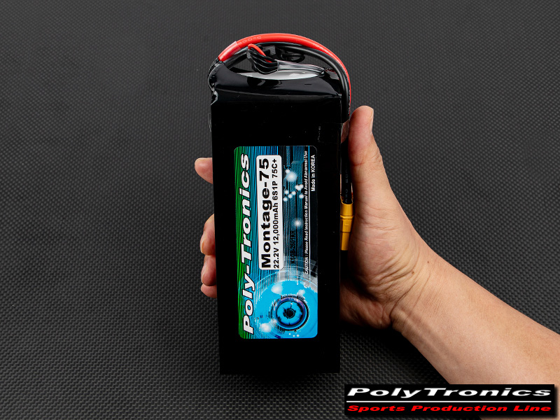 [���ܼ�] PT-B12K-MTG75-6S PT-B12000-Montage75 (22.2V, 6S1P, 75C /JST-XT/XT90S) ��Ƭ ������ ���͸�