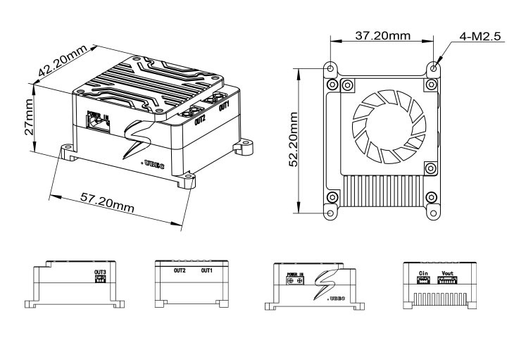 [���ܼ�] TL3304 [TR] Pixhawk Ammeter Power Module (S.UBEC/10A/80V)