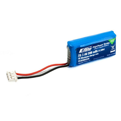 [ܼ] EFLB2002S30 E-flite 2S Li-Poly Battery Pack 30C (7.4V/200mAh)