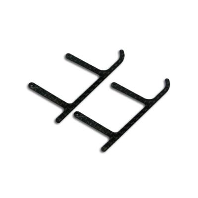 [ܼ] mCPXBL731-CF CNC CF Landing Skid Style 02 Set [mCPXBL731-CF] - MCPX BL
