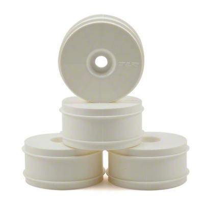 [ܼ] TLR44001 1/8 Buggy Dish Wheel, White (4): 8B 3.0