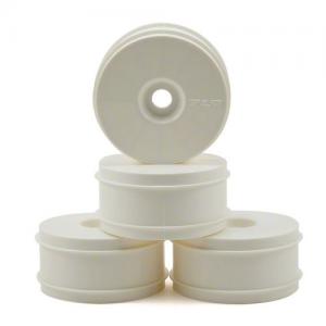 1/8 Buggy Dish Wheel, White (4): 8B 3.0 
