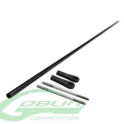 [ܼ] HC461-S HC461-S - Carbon Fiber Tail Push Rod 4 X 2,5 X 420 - Goblin 380