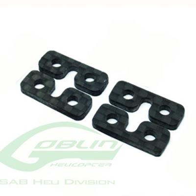 [ܼ] H0572-S H0572-S - Carbon Fiber Tail Servo Support - Goblin 380