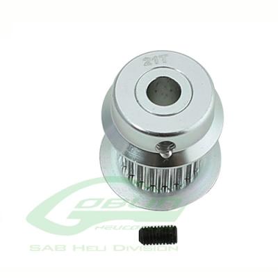 [ܼ] H0501-21-S H0501-21-S - Aluminum Motor Pulley 21T - Goblin 380