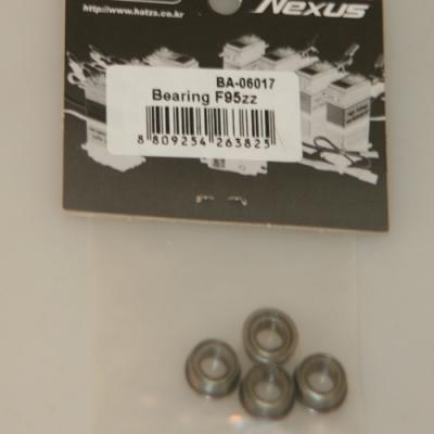 [ܼ] BA-06017 Bearing MF95zz (5x9x3mm) Flanged bearing