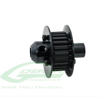 [���ܼ�] H0154BL-S H0154BL-S - New Heavy Duty Tail Pulley 24T Black Anodize - Goblin 700 Kyle Stacy Edition
