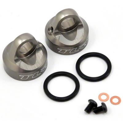 [���ܼ�] TLR5062 Aluminum Bleeder Shock Cap Set (2) - Option Part