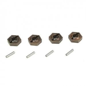 [LOSB3495] TEN-SCTE Wheel Hex Set w/Pins (4) 