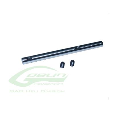 [ܼ] H0419-S H0419-S - 3 Blades Steel Tail Shaft - Goblin Urukay/630/700/770/ Competition/Speed