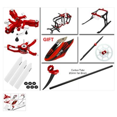 [ܼ] nCPS982-R [RAKONHELI] CNC 3 Blade Head Advanced Upgrade Kit (Red) - Blade Nano CP S ɼ