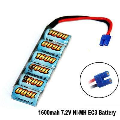 [ܼ] BU721600EC3 E-Power 7.2V 1600mAh EC3 Connector