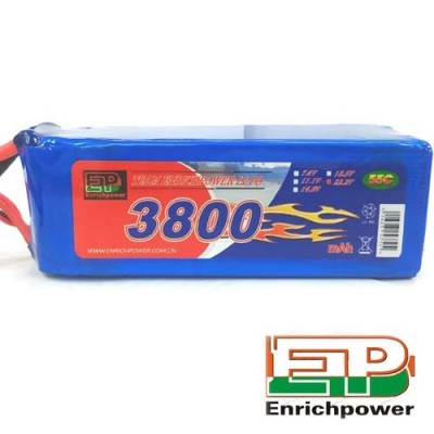 [���ܼ�] 3800-55C-6S [EP POWER] 22.2V 3800mah 55C ��Ƭ������ ���͸� (EC5��)