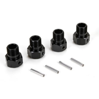 [ܼ] LOS252050 [TEAM LOSI] Wheel Hex Black & Pin (4) (Monster Truck XL)