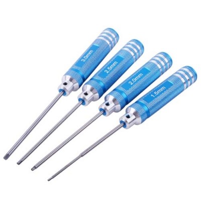 [ܼ] BU-HSMC [Ares Racing] 1.5mm 2.0mm 2.5mm 3.0mm Hex wrenchSet   (ġ Ʈ)