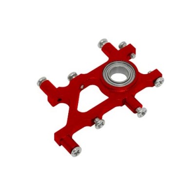 [ܼ] 130S421-R [RAKONHELI] CNC AL Upper Main Shaft Bearing Block (1) (Red) (for 130S)