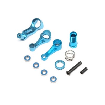 [���ܼ�] ECX331008 [ECX RC] Steering w/Servo Saver, Aluminum: 1:10 2WD ALL