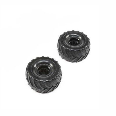 [ܼ] ECX222004 [ECX RC] []FR/RR Tire, Premounted (2): 1.9 Barrage Doomsday
