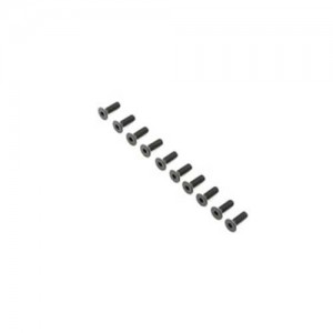 [TEAM LOSI] Flat Head Screws, M4x12mm (10) 