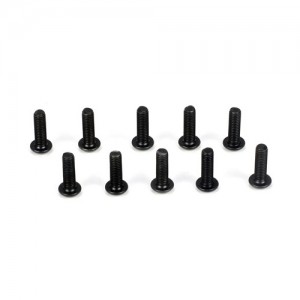 [TLR Racing] Button Head Screws, M3x10mm (10) 