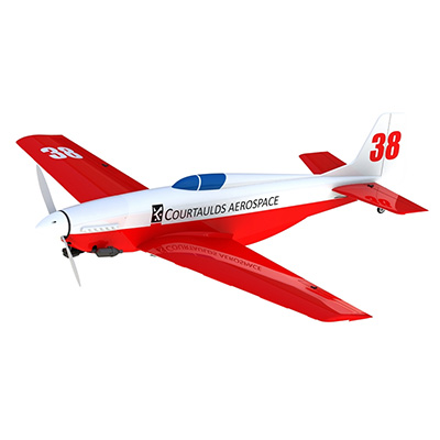 [ܼ] A345-R/W [World Model] Vendetta (Red/White) with Electric Retracts ARF Kit - 1435mm
