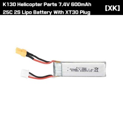 [ܼ] K130-015 [XK] K130 Ƭ ͸ 7.4V 600mAh - XT30
