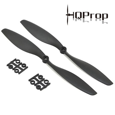 [ܼ]  [HQ Prop] 10x4.7R Slow Flyer Prop Pusher 2 Set -  