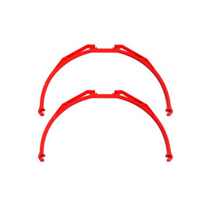 [ܼ] TL8201-02 [TR] IRON-MAN F450/550/680 Plastic Landing Skid (Red / 2 1Ʈ)