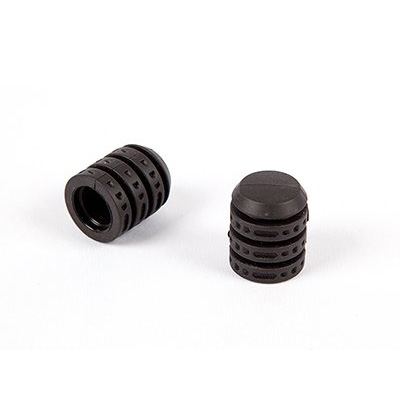 [ܼ] TL96022-01 [TR] Landing Skid Rubber End (Black/16 Boom)