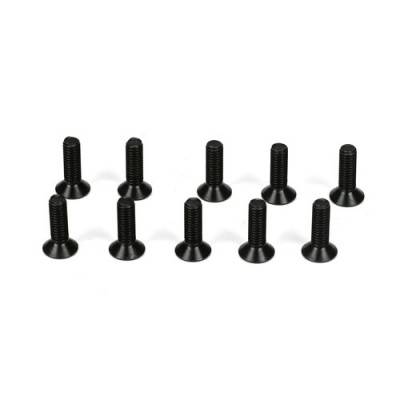 [���ܼ�] TLR5962 [TLR Racing] Flathead Screws, M3x10mm (10)
