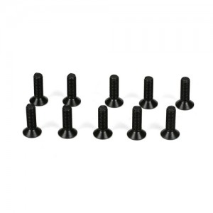 [TLR Racing] Flathead Screws, M3x10mm (10) 