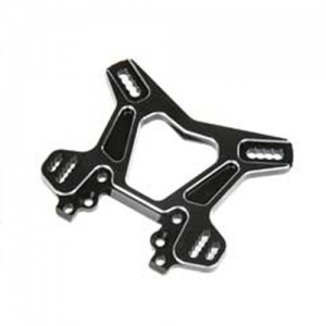 [TLR Racing] Front Shock Tower, Black, Aluminum: 8X/8XE 