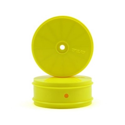 [ܼ] TLR43014 [TLR Racing] 61mm Front Wheel, 12mm Hex, Yellow (2): 22-4