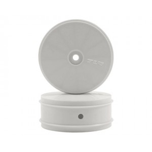 [TLR Racing] 61mm Front Wheel, 12mm Hex, White (2): 22-4 