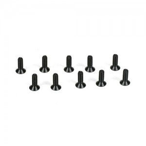 [TLR Racing] Flathead Screws, M2 x 6mm (10) 