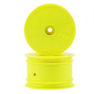 [TLR Racing] Team Losi Racing Rear 1/10 Buggy Wheel (Yellow) (2) (TLR 22/22 3.0/22-4 2.0) 