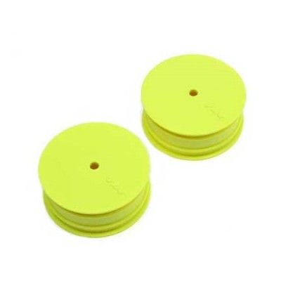 [ܼ] TLR43018 [TEAM LOSI] Front Wheel, Stiffezel, 12mm Hex, Yel (2): 22 4.0