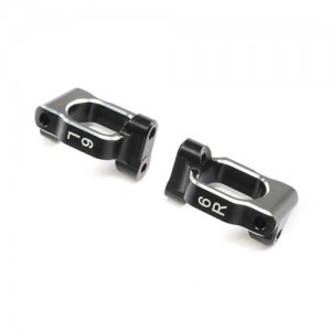 [TLR Racing] Caster Block Set 6 deg Aluminum: 22X-4 