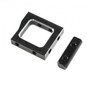 [TLR Racing] Servo Mounts, Aluminum: 22X-4 