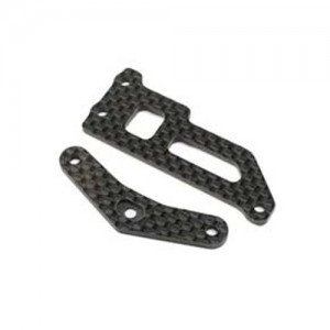 [TLR Racing] Carbon Brace and Servo Top Plate: 22X-4 