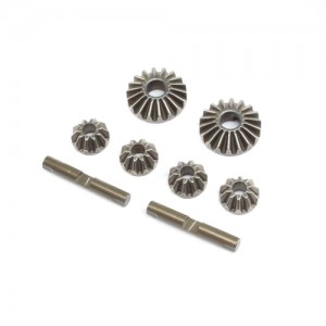 [TLR Racing] Diff Gear & Cross Pin Set, Metal: 22X-4 