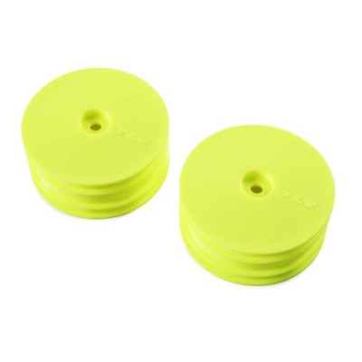 [���ܼ�] TLR43021 [TLR Racing] Front Wheel, Yellow (2): 22X-4