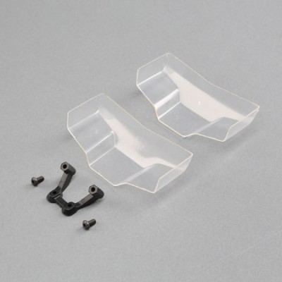 [ܼ] TLR330010 [TLR Racing] Low Front Wing, Clear, with Mount (2): 22 5.0