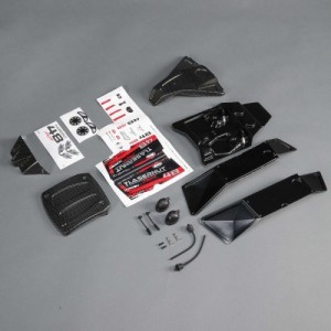 [TEAM LOSI] Painted Body Set, Red: Lasernut U4 