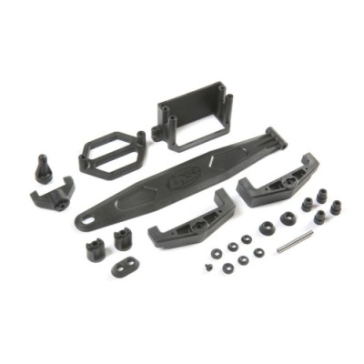 Team Losi Racing Carbon Tab Battery Mount Set – Model 22X-4, TLR231102, For RC Car Battery Installation - View #12