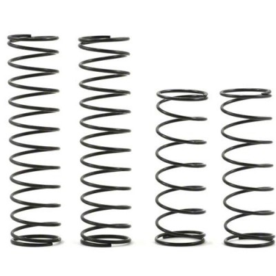 [ܼ] LOSB2961 [TEAM LOSI] Team Losi Front & Rear Shock Spring Set (4) (Black - Medium) (Ten-T/810/TEN-SCTE/TEN-SCT Nitro)