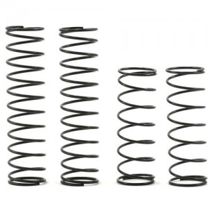 [TEAM LOSI] Team Losi Front & Rear Shock Spring Set (4) (Black - Medium) (Ten-T/810/TEN-SCTE/TEN-SCT Nitro) 